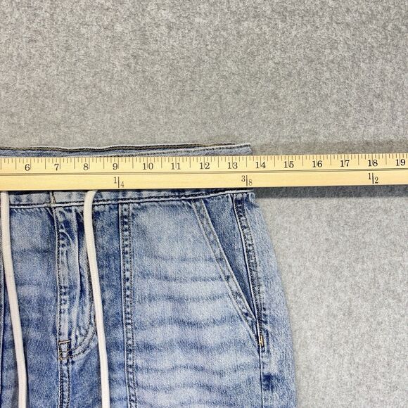 American Eagle Cargo Jogger Jeans Women’s 0 Regular Light Wash Denim 2765 - Picture 9 of 13